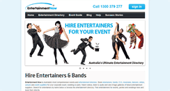 Desktop Screenshot of entertainmentnow.com.au